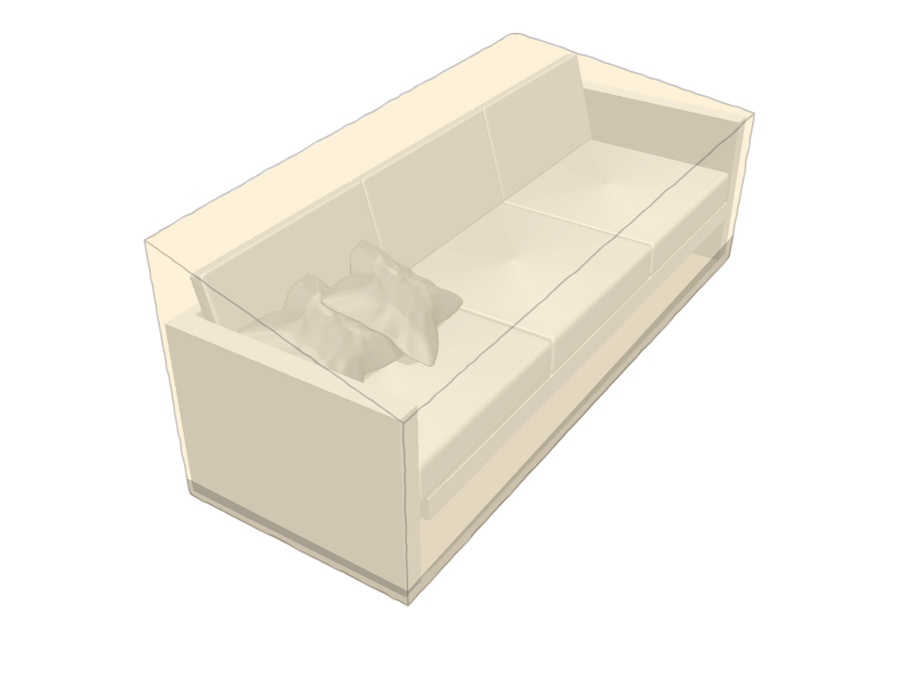 Canapé de jardin haut en Protect 670 : La référence en matière de protection étanche Beige ral 1015